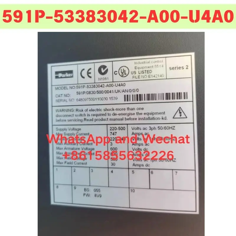 Used 591P-53383042-A00-U4A0 DC speed regulator Functional test OK Fast delivery
Used 591P-53383042-A00-U4A0 DC speed regulator Functional test OK Fast delivery