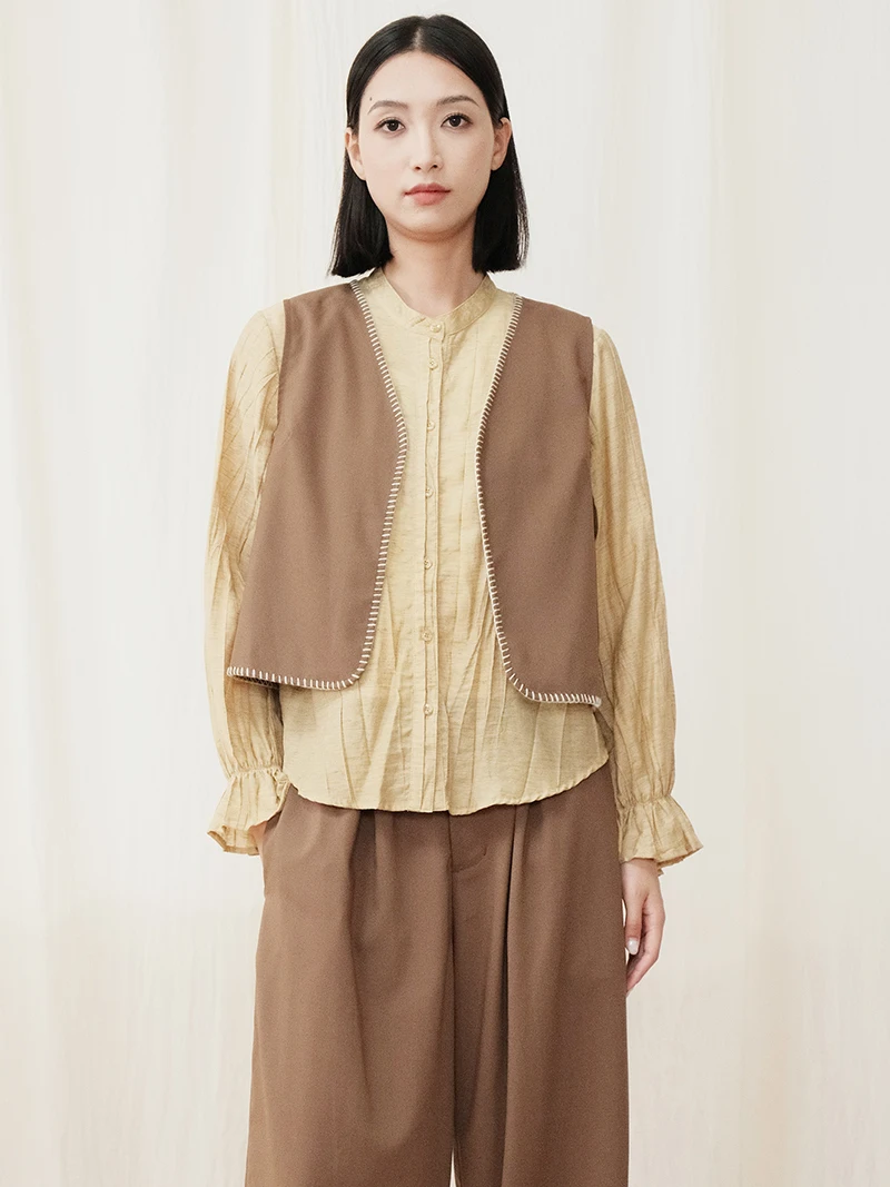 Bukhara Original Women's Long Sve Casual Faion irt Versatile Lazy Sle Commute Korean High Waist Regular Fit irt
Bukhara Original Women's Long Sve Casual Faion irt Versatile Lazy Sle Commute Korean High Waist Regular Fit irt