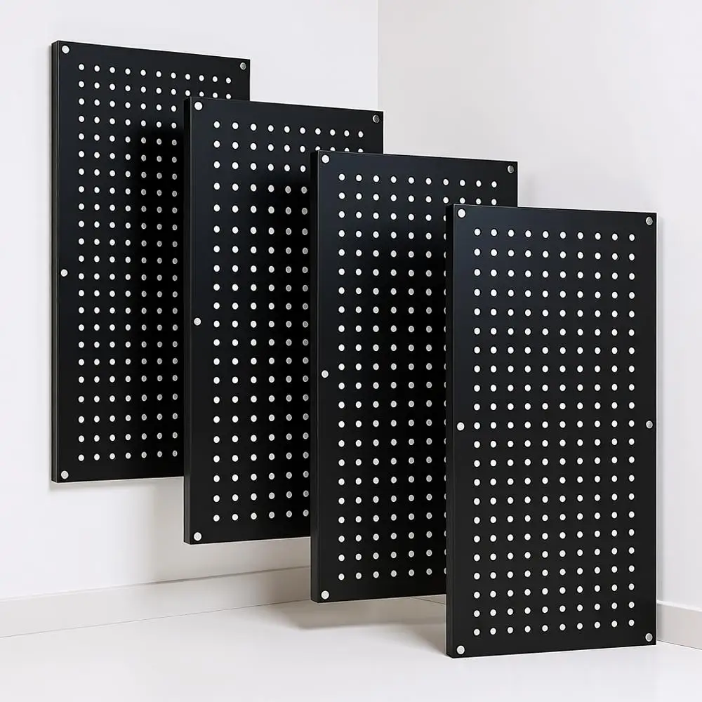 Metal Pegboard Storage System, Garage Wall Organizer, Tool Storage Panels, Workbench (Black 31.5x15.75-4PCS)
Metal Pegboard Storage System, Garage Wall Organizer, Tool Storage Panels, Workbench (Black 31.5x15.75-4PCS)