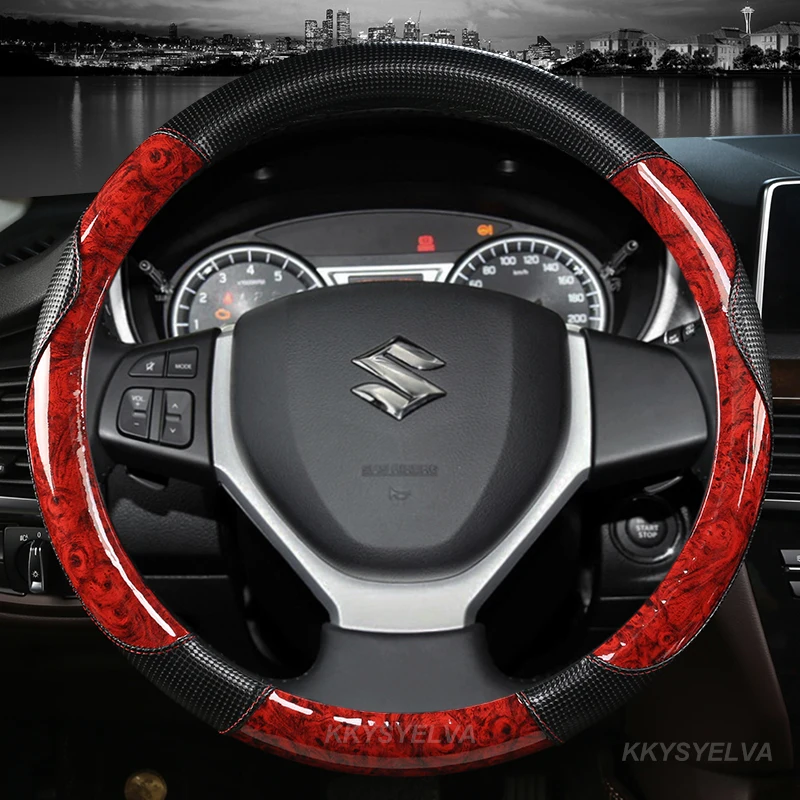 Mahogany Wood Grain Car Steering Wheels Cover For Suzuki Swift 2011-2016 Vitara 2015-2019 Celerio 2015-2019SX4 S-CROSS 2013-2019
Mahogany Wood Grain Car Steering Wheels Cover For Suzuki Swift 2011-2016 Vitara 2015-2019 Celerio 2015-2019SX4 S-CROSS 2013-2019