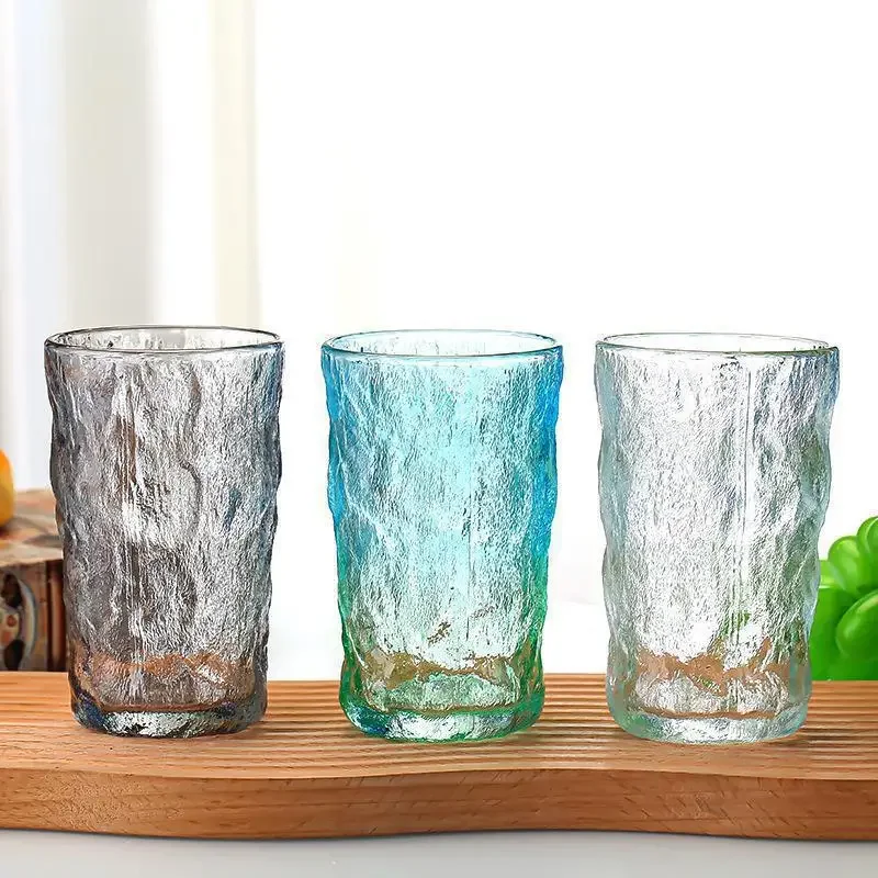 High colorful glass glacier glass ins wind simple coffee cup household luxury transparent beer glass juice cup.
High colorful glass glacier glass ins wind simple coffee cup household luxury transparent beer glass juice cup.