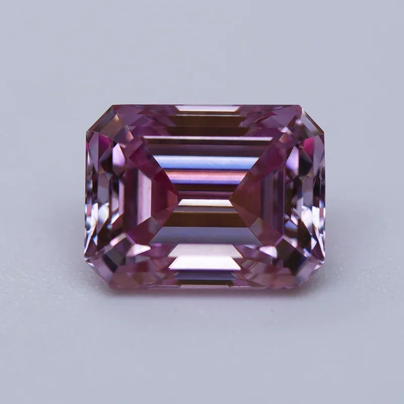 Wholesale Moissanite Gemstone Sakura Pink Color Emerald Cut Lab Grown Diamond Woman Advanced Jewelry Making Materials With
Wholesale Moissanite Gemstone Sakura Pink Color Emerald Cut Lab Grown Diamond Woman Advanced Jewelry Making Materials With