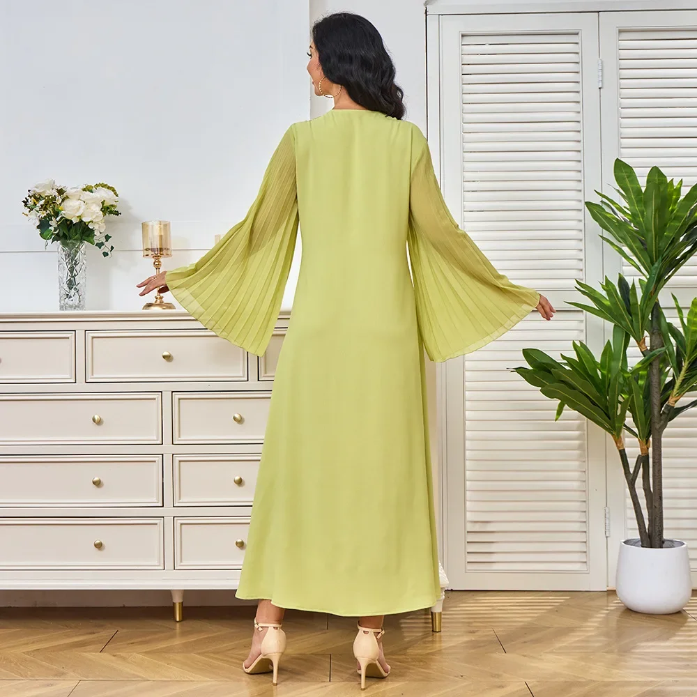 UNI Ramadan New Muslim Elegant Dress Diamond Set Abaya Women Dress Dubai Abayas Middle Eastern Islam Robe Djellaba Kaftan
UNI Ramadan New Muslim Elegant Dress Diamond Set Abaya Women Dress Dubai Abayas Middle Eastern Islam Robe Djellaba Kaftan