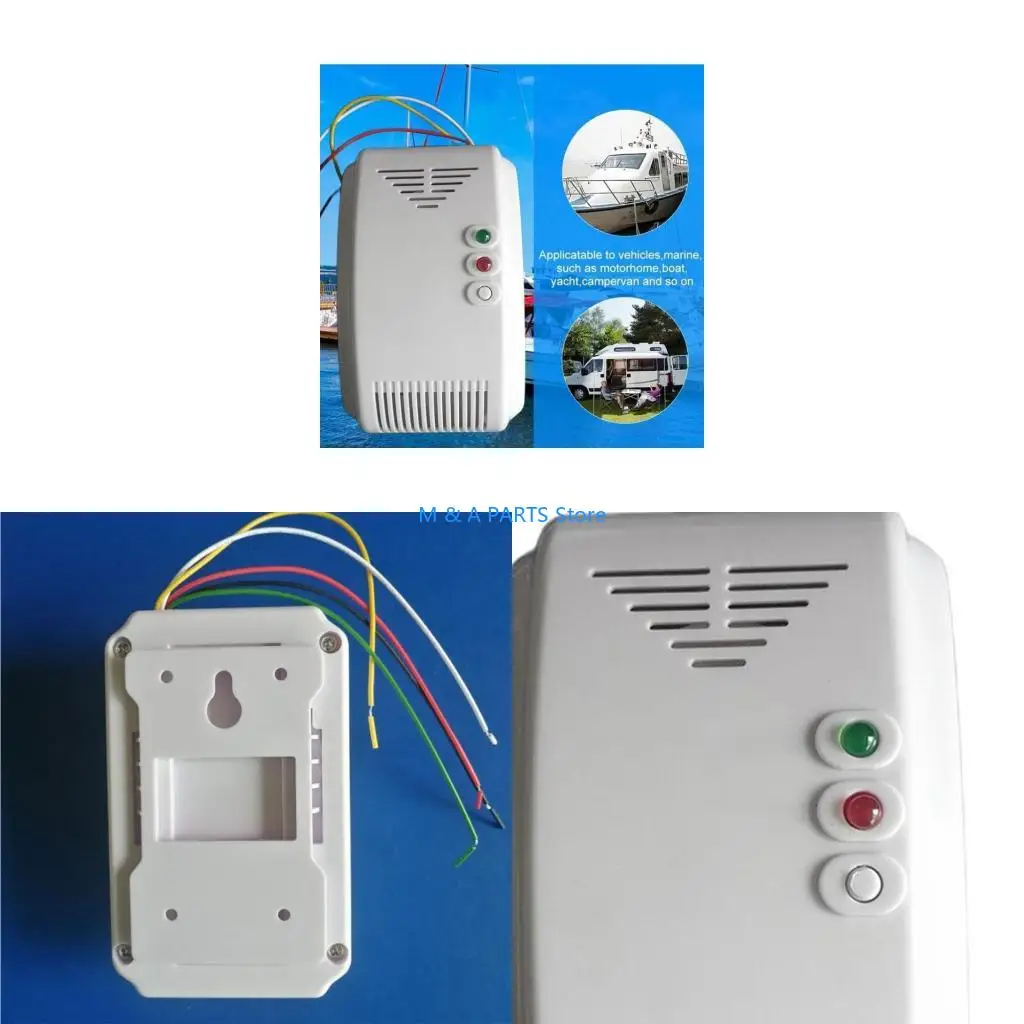 U1JF 12V Gas Leak Detector Alarm Propane Leak Alarm Device Easy Wall Mount Installation for Propane LPG In Motorhomes
U1JF 12V Gas Leak Detector Alarm Propane Leak Alarm Device Easy Wall Mount Installation for Propane LPG In Motorhomes
