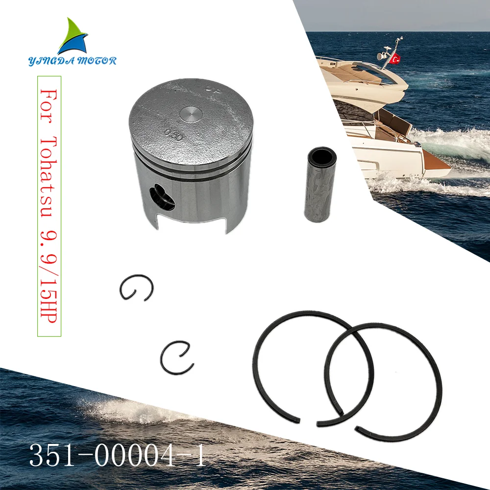 Набор поршней (0,5 мм O/S) 351-00014-1 для подвесного мотора Tohatsu, 2-тактный, 9,9 л.с./15 л.с., аксессуары для лодок
Набор поршней (0,5 мм O/S) 351-00014-1 для подвесного мотора Tohatsu, 2-тактный, 9,9 л.с./15 л.с., аксессуары для лодок