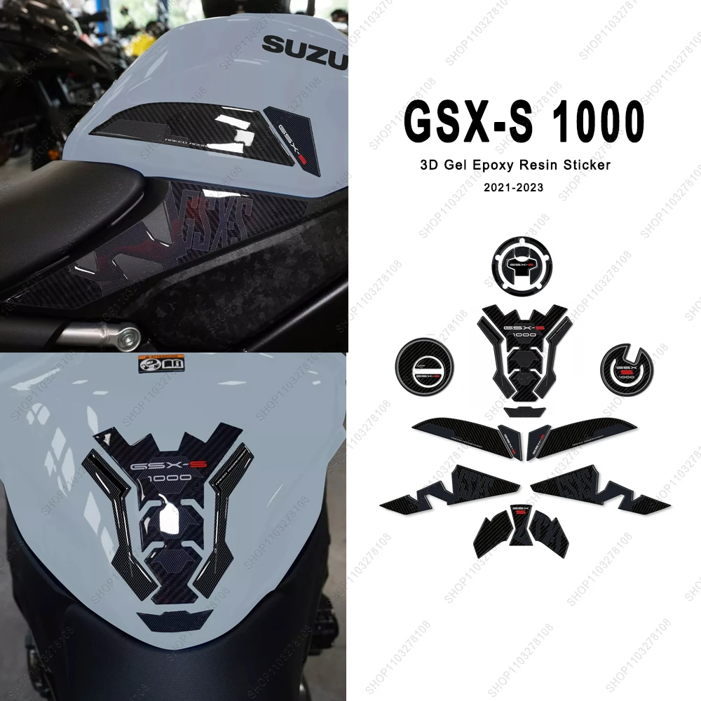 For Suzuki GSX-S 1000 2021-2023 3D Resin Sticker Kit Waterproof Scratch-Resistant Motorcycle fuel Tank Pad Protective Sticker 
For Suzuki GSX-S 1000 2021-2023 3D Resin Sticker Kit Waterproof Scratch-Resistant Motorcycle fuel Tank Pad Protective Sticker