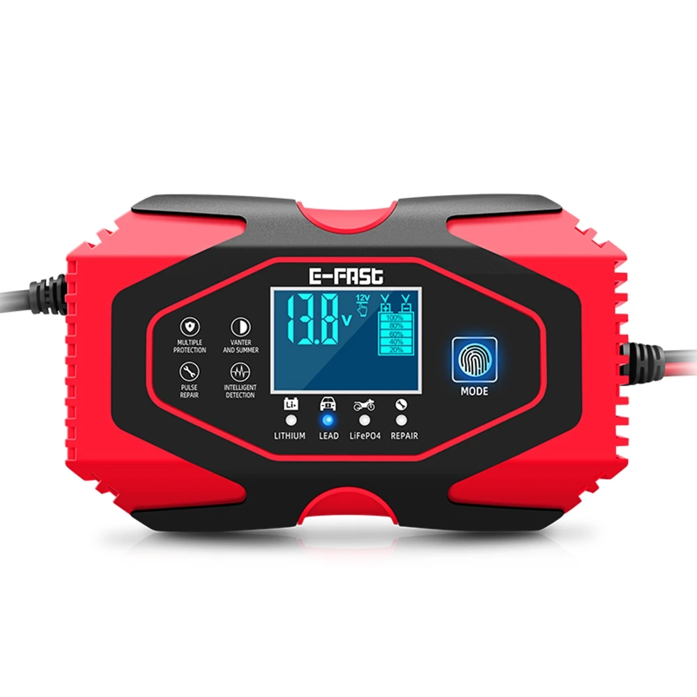 Almighty Car Battery Charger, 12V/24V Lead-Acid and Lithium Batteries Charger, Smart 7-Stages Trickle Chargers, UK
Almighty Car Battery Charger, 12V/24V Lead-Acid and Lithium Batteries Charger, Smart 7-Stages Trickle Chargers, UK