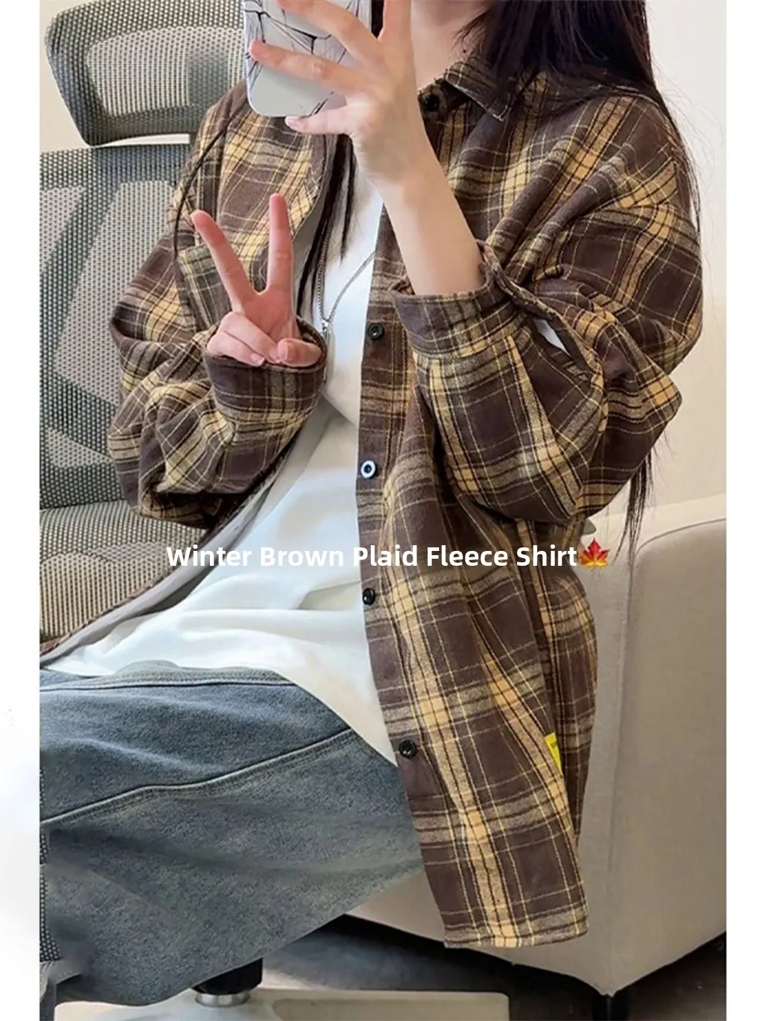 Retro American Plaid Flannel Shirt Men's Casual Warmth Outerwear Loose Fashionable Autumn Winter Checkered Shirt Trendy
Retro American Plaid Flannel Shirt Men's Casual Warmth Outerwear Loose Fashionable Autumn Winter Checkered Shirt Trendy