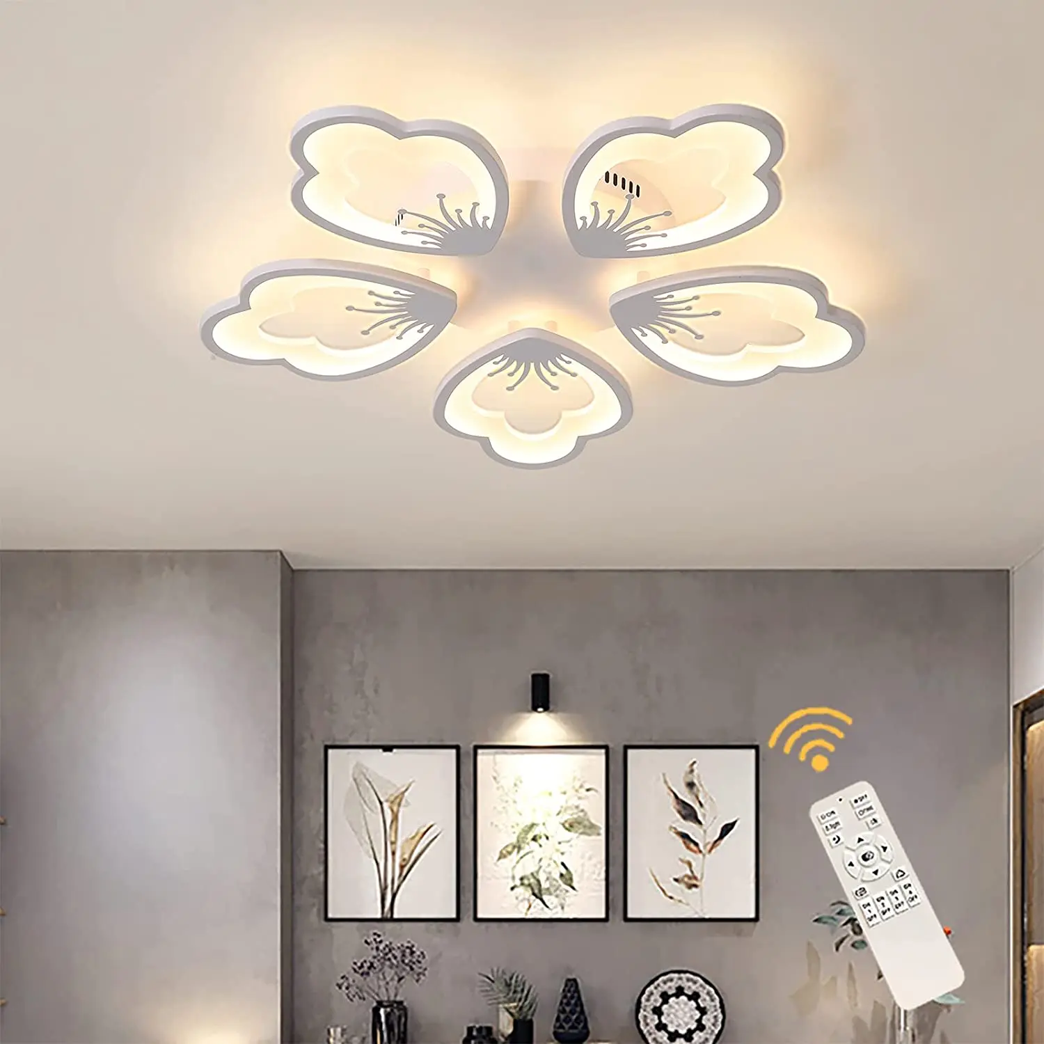 Dimmable LED Ceiling Light Modern Acrylic Flush Mount Ceiling Lamps LED Room Ceiling for Dining Room Bedroom(60W/27.6")
Dimmable LED Ceiling Light Modern Acrylic Flush Mount Ceiling Lamps LED Room Ceiling for Dining Room Bedroom(60W/27.6")