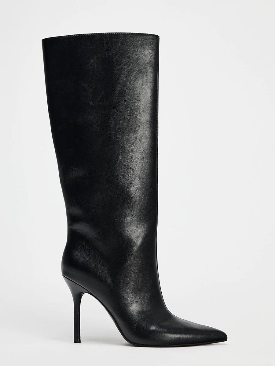 Черные модные сапоги на высоком каблуке для женщин, осенне-зимние, винтажные, универсальные, стройнящие, высокие, с острым носком, на тонком каблуке, ультра...
Черные модные сапоги на высоком каблуке для женщин, осенне-зимние, винтажные, универсальные, стройнящие, высокие, с острым носком, на тонком каблуке, ультра...