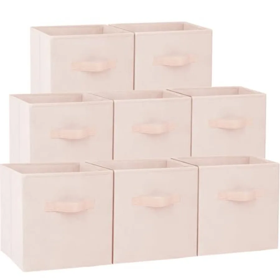 Storage Cubes - 13 ch Heavy Duty Fabric Storage Bs for Shelves Closet Cube Organizer - 8 Pack Collapsible Cube Storage Bs Baske
Storage Cubes - 13 ch Heavy Duty Fabric Storage Bs for Shelves Closet Cube Organizer - 8 Pack Collapsible Cube Storage Bs Baske