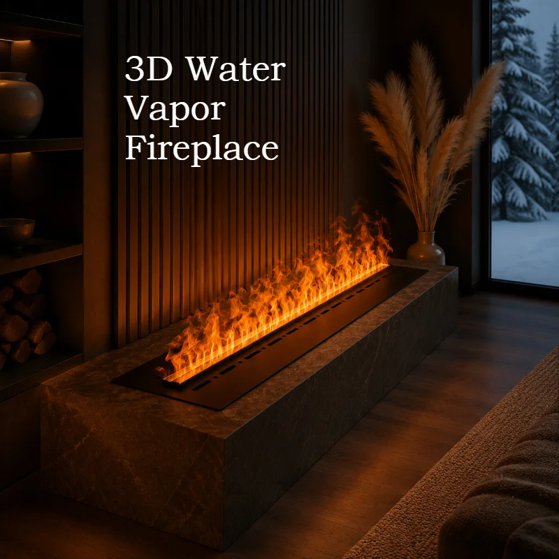 Smart 3D Water Vapor Fireplace Electric Wall Mounted Realistic Flame LED Adjustable Color for Luxury Living Room Home Decor
Smart 3D Water Vapor Fireplace Electric Wall Mounted Realistic Flame LED Adjustable Color for Luxury Living Room Home Decor