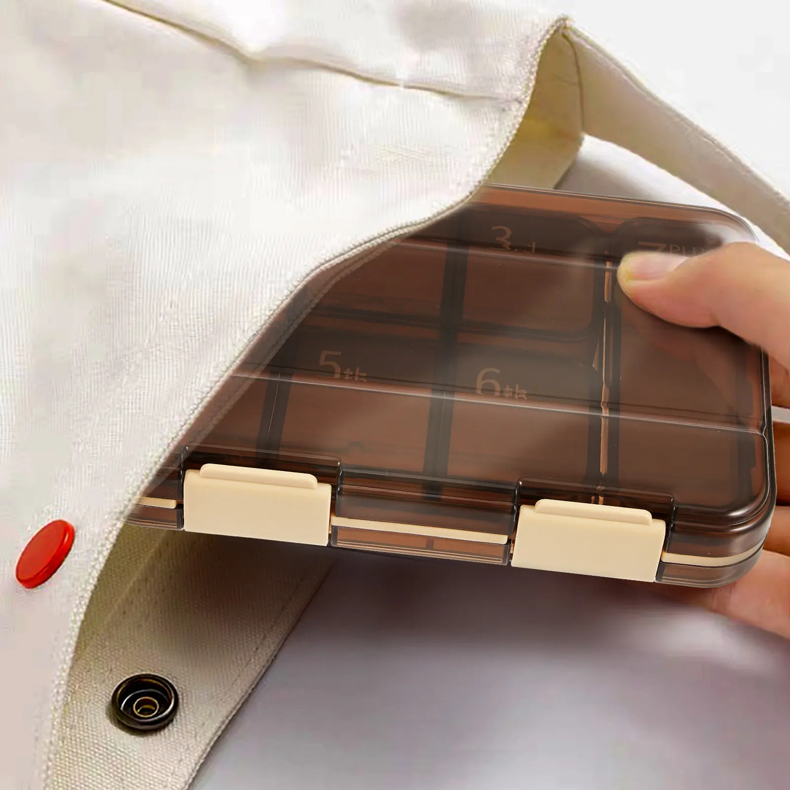 Mini Weekly Portable Pill Box Medicine Organizer Compact Medicine Container Pocket-Size Daily Medication Storage Case Travel
Mini Weekly Portable Pill Box Medicine Organizer Compact Medicine Container Pocket-Size Daily Medication Storage Case Travel