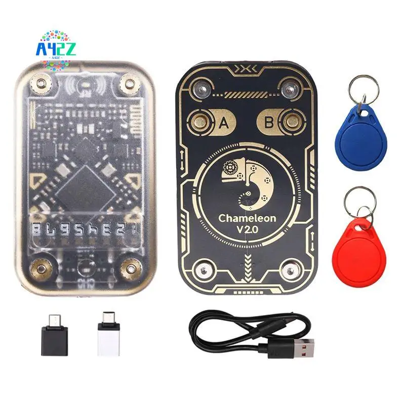 A42Z-Chameleon V2.0 RFID Смарт-чип-эмулятор Хамелеон NFC Дубликатор 125 кГц 13,56 МГц Декодирование карт + брелок UID/CUID
A42Z-Chameleon V2.0 RFID Смарт-чип-эмулятор Хамелеон NFC Дубликатор 125 кГц 13,56 МГц Декодирование карт + брелок UID/CUID