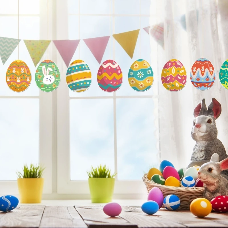 Holiday Hanging Decorations 1Set Paper Eggs Ceiling Decoration for Indoor and Outdoor Spring Party D2RD
Holiday Hanging Decorations 1Set Paper Eggs Ceiling Decoration for Indoor and Outdoor Spring Party D2RD