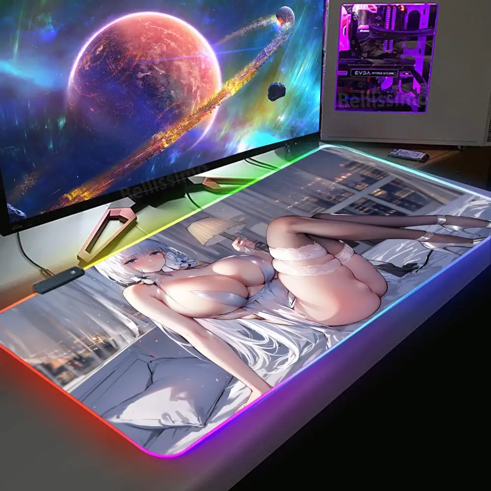 RGB Mouse Pad Anime Girl Large Game Mouse Pads 900x400mm Cute Girl Mouse Pad Game Keyboard Pad LED Game Luminous Desk Pad XXL
RGB Mouse Pad Anime Girl Large Game Mouse Pads 900x400mm Cute Girl Mouse Pad Game Keyboard Pad LED Game Luminous Desk Pad XXL