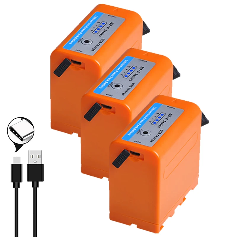 Built-in Type C Port 7800mAh Bateria NP F980 NP F970 NP-F960 Battery Power Displays for Sony PLM-100 CCD-TRV35 MVC-FD91 MC1500C
Built-in Type C Port 7800mAh Bateria NP F980 NP F970 NP-F960 Battery Power Displays for Sony PLM-100 CCD-TRV35 MVC-FD91 MC1500C