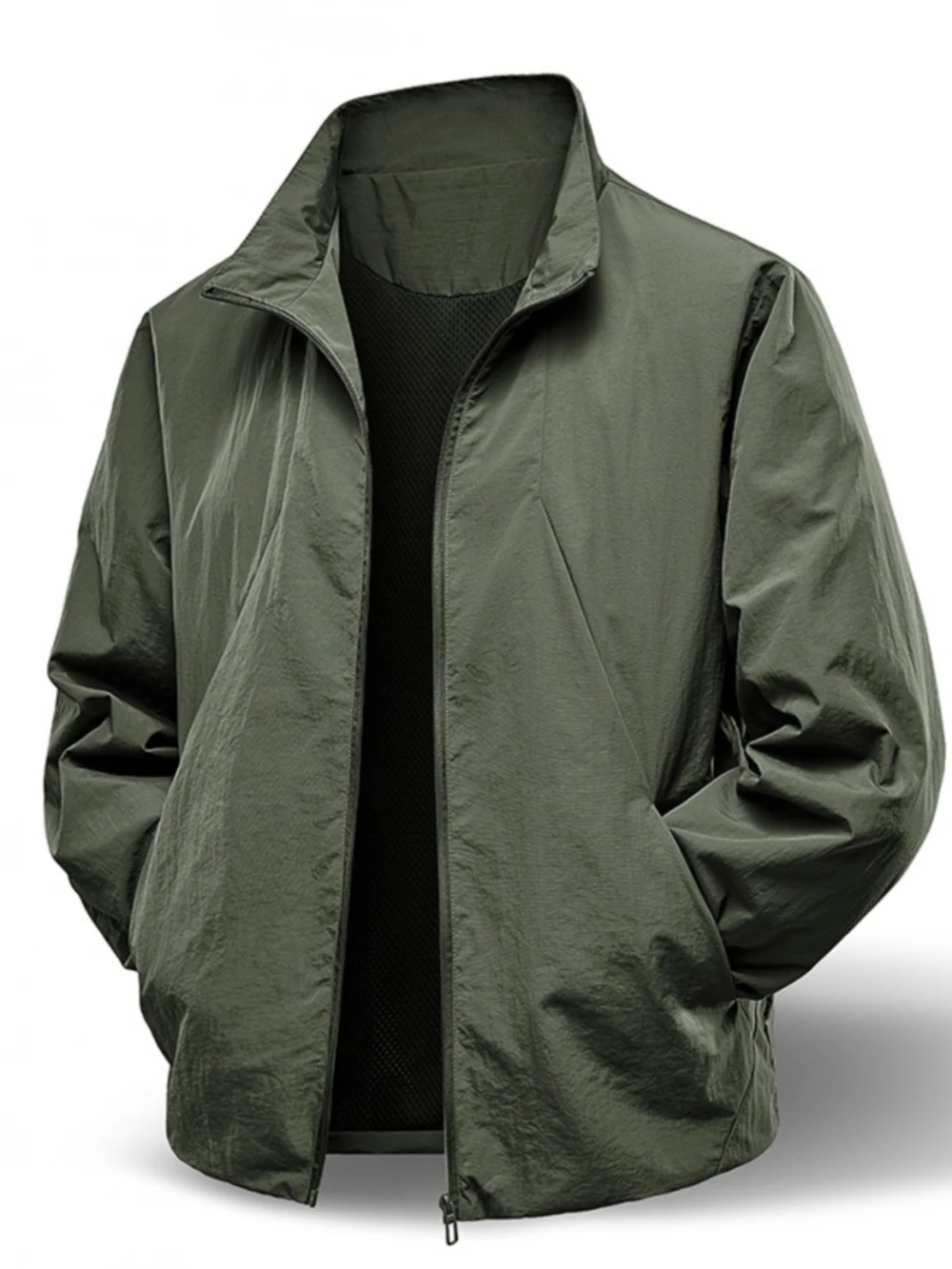 Мужская демисезонная ветрозащитная куртка свободного кроя с воротником-стойкой, новая модель, удобная, из полиэстера и нейлона...
Мужская демисезонная ветрозащитная куртка свободного кроя с воротником-стойкой, новая модель, удобная, из полиэстера и нейлона...