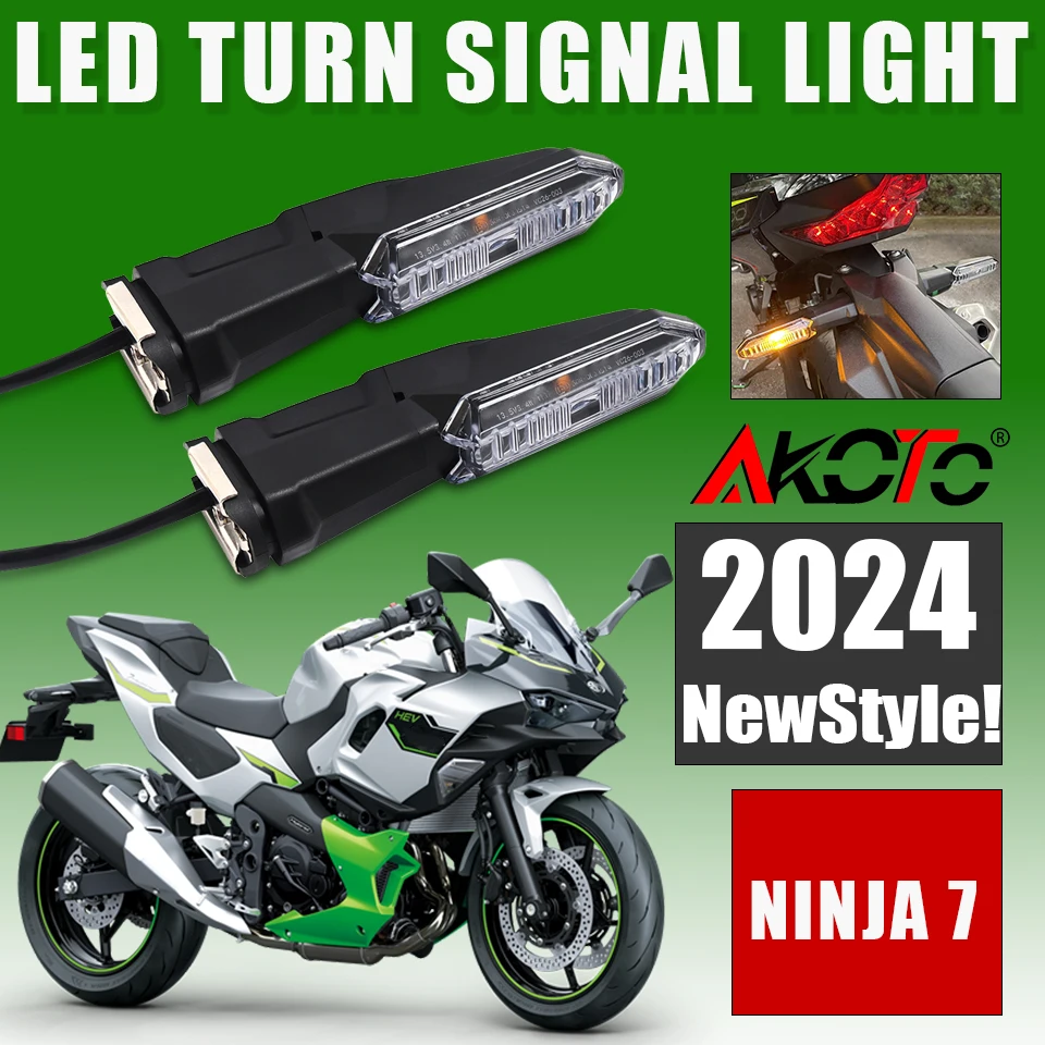 Motorcycle Turn Signals Light For KAWASAKI HEV Ninja 7 Hybrid Ninja Z E1 ZE1 Ninja7 Ninja400 Ninja500 2025+ Flashers Blinker
Motorcycle Turn Signals Light For KAWASAKI HEV Ninja 7 Hybrid Ninja Z E1 ZE1 Ninja7 Ninja400 Ninja500 2025+ Flashers Blinker
