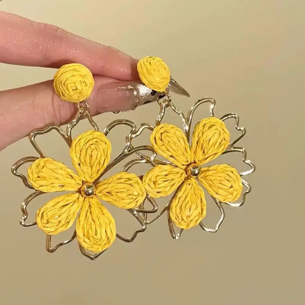 Colorful Summer Flower Earrings Handmade Beach Bohemian Earrings Vacation Exaggerated Women Jewelry Party
Colorful Summer Flower Earrings Handmade Beach Bohemian Earrings Vacation Exaggerated Women Jewelry Party
