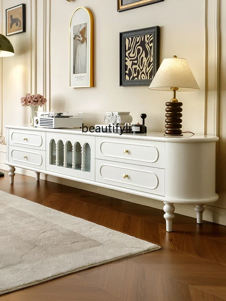 B6 B6 French solid wood TV cabinet living room household cream wind TV cabinet small apartment high
B6 B6 French solid wood TV cabinet living room household cream wind TV cabinet small apartment high