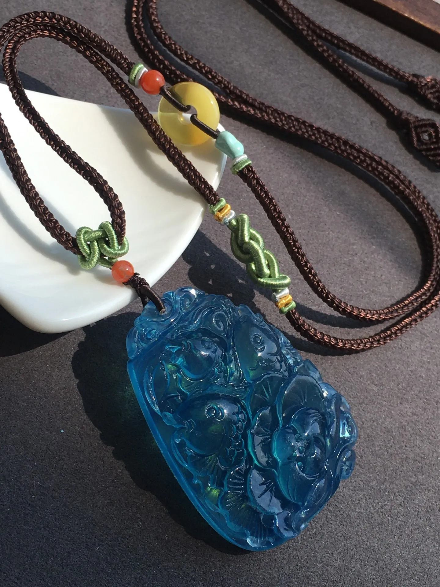 Natural Blue Aquamarine Pendant Fashion Aquamarine 48/34/13.5mm Fish Donut Gold Necklace AAAAA
Natural Blue Aquamarine Pendant Fashion Aquamarine 48/34/13.5mm Fish Donut Gold Necklace AAAAA
