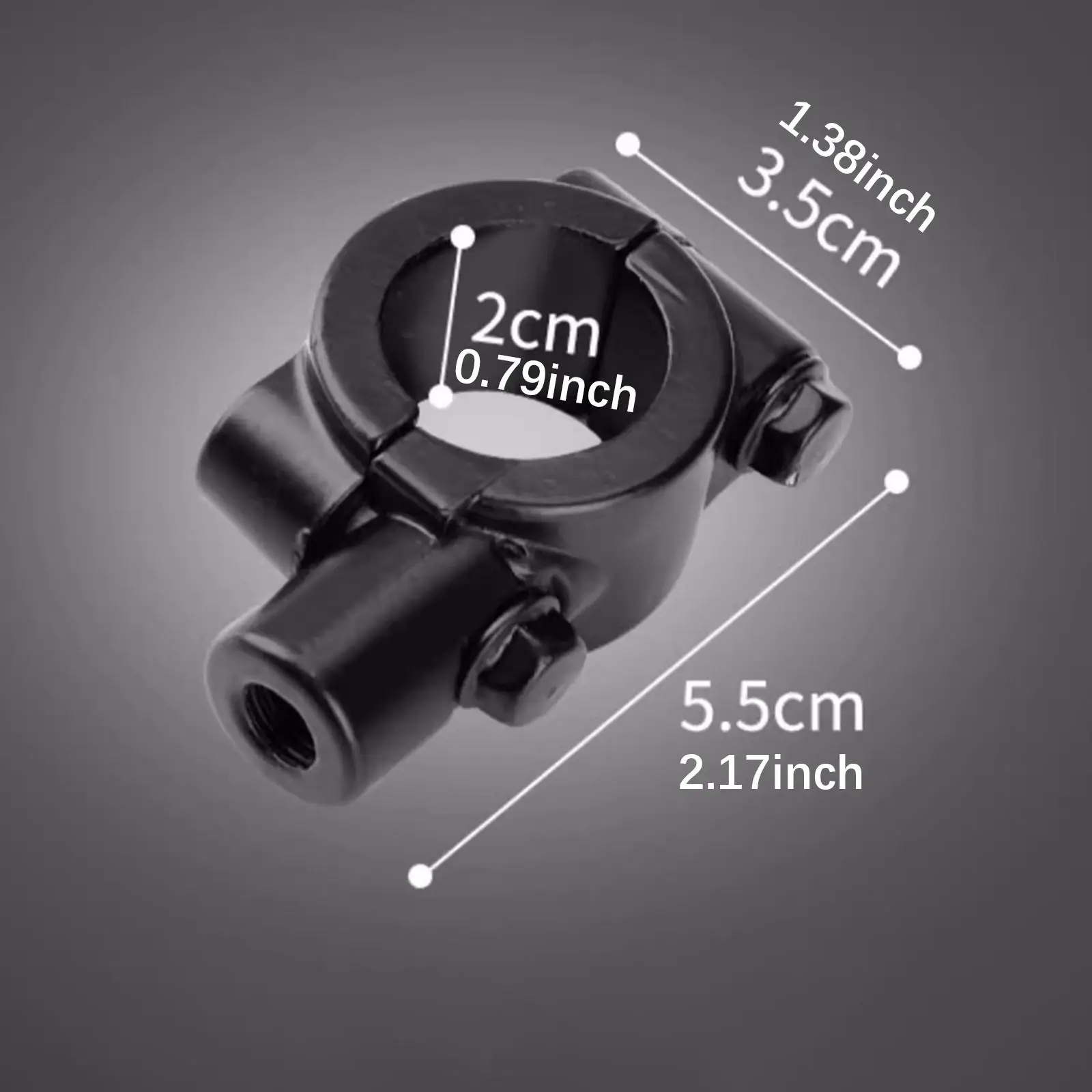 Motorcycle Mirror Mount Clamp Universal Aluminum Alloy 8mm Holder for 17mm-22mm Handlebar Motorbike Scooter ATV Accessory
Motorcycle Mirror Mount Clamp Universal Aluminum Alloy 8mm Holder for 17mm-22mm Handlebar Motorbike Scooter ATV Accessory