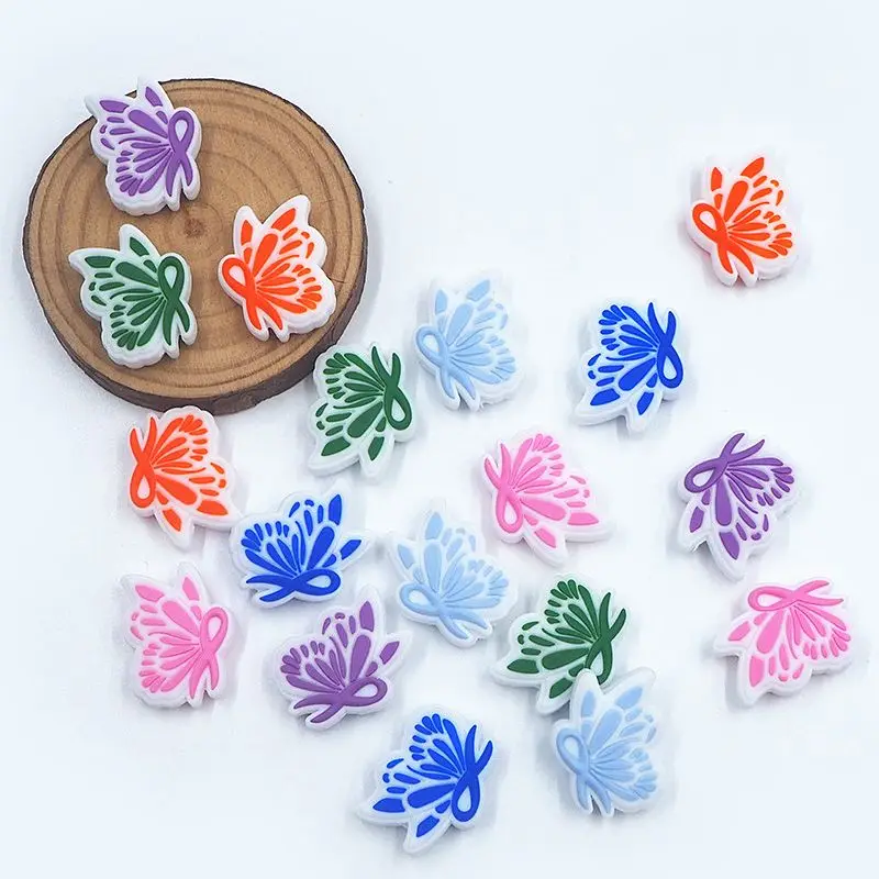Chenkai 50PCS Butterfly Focal Beads For Pen Beadable Pen Silicone Charms Character Beads For Pen Making DIY Baby Pacifier Chains
Chenkai 50PCS Butterfly Focal Beads For Pen Beadable Pen Silicone Charms Character Beads For Pen Making DIY Baby Pacifier Chains