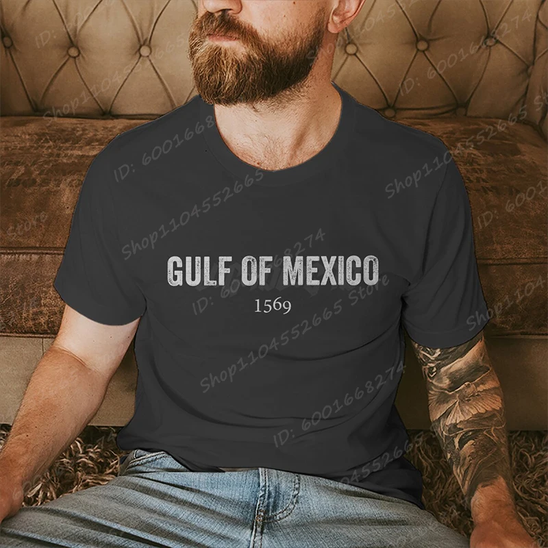 Gulf of Mexico 1569 Print T-shirts Summer Crew Neck Tee Shirt Casual Short Sleeve T-shirts Mexico Graphic T-shirt Men Clothing
Gulf of Mexico 1569 Print T-shirts Summer Crew Neck Tee Shirt Casual Short Sleeve T-shirts Mexico Graphic T-shirt Men Clothing