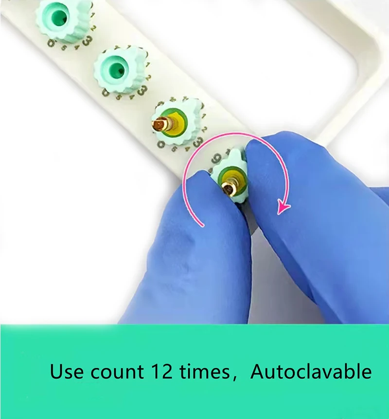 Dental Disinfection Holder Burs Endo Files Holder 6 Holes With Count 12 Times Autoclavable Endodontic Root Canal File Holder
Dental Disinfection Holder Burs Endo Files Holder 6 Holes With Count 12 Times Autoclavable Endodontic Root Canal File Holder