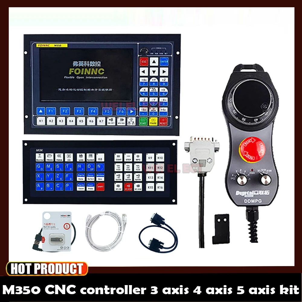 M350 Independent Cnc Offline Controller 3/4/5 Axes Support Automatic Tool Change/atc Multi-process Processing/extended Keyboard
M350 Independent Cnc Offline Controller 3/4/5 Axes Support Automatic Tool Change/atc Multi-process Processing/extended Keyboard
