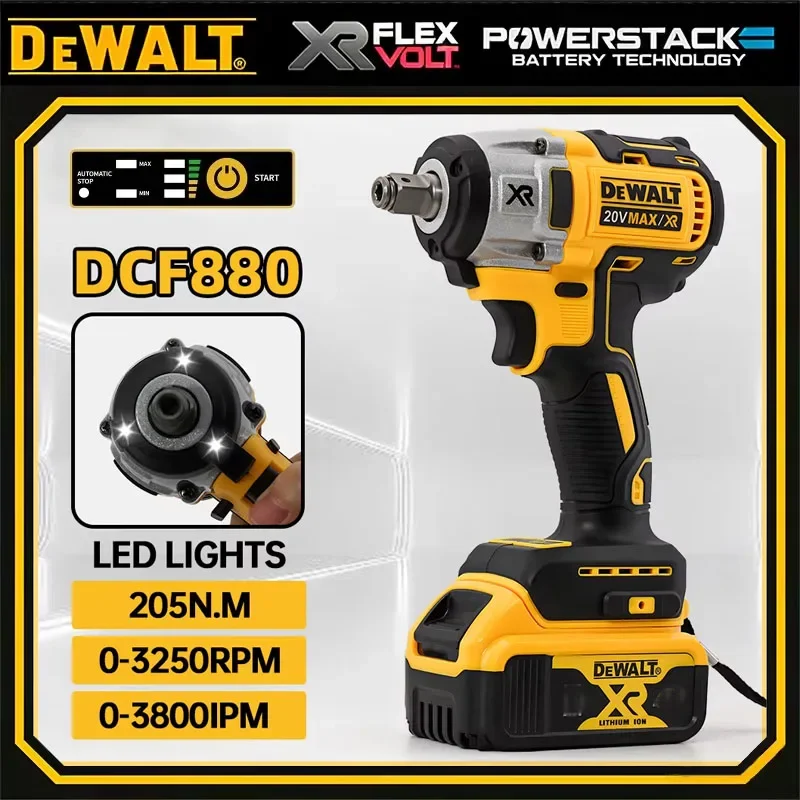 Аккумуляторный ударный гайковерт Dewalt DCF880, 3300 об/мин, бесщеточный, с высоким крутящим моментом, для ремонта шин, 18В, электроинструмент
Аккумуляторный ударный гайковерт Dewalt DCF880, 3300 об/мин, бесщеточный, с высоким крутящим моментом, для ремонта шин, 18В, электроинструмент
