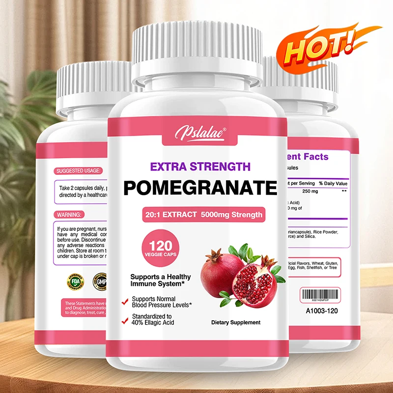 Pomegranate - Supports The Immune System and Normal Blood Pressure Levels, Promotes Energy Production and Bone Health
Pomegranate - Supports The Immune System and Normal Blood Pressure Levels, Promotes Energy Production and Bone Health