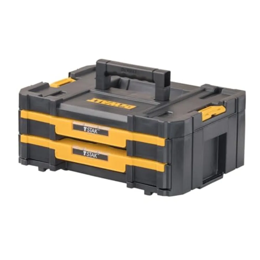 TSTAK Tool Storage Organizer with Double Drawers, Holds Up to 16.5 lbs. DWST17804
TSTAK Tool Storage Organizer with Double Drawers, Holds Up to 16.5 lbs. DWST17804