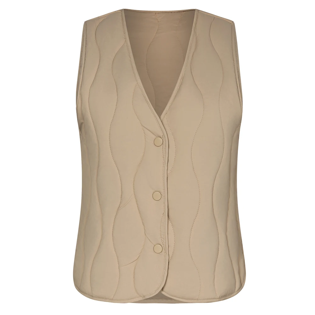 BP Women Vest Vintage Cotton Padded Sleeveless V-Neck Single Breasted Warm Vests Coat Casual Harajuku Autumn Jackets
BP Women Vest Vintage Cotton Padded Sleeveless V-Neck Single Breasted Warm Vests Coat Casual Harajuku Autumn Jackets