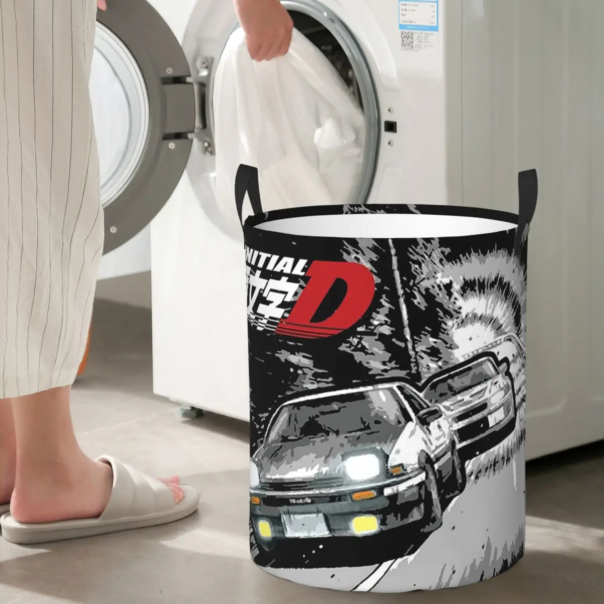Initial D Mountain Drift Racing AE86 Foldable Laundry Baskets Dirty Clothes Toys Storage Basket Home Organizer Hamper
Initial D Mountain Drift Racing AE86 Foldable Laundry Baskets Dirty Clothes Toys Storage Basket Home Organizer Hamper