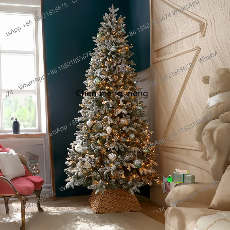 Flocking pe Christmas tree new high-end large Christmas home decoration ornament
Flocking pe Christmas tree new high-end large Christmas home decoration ornament