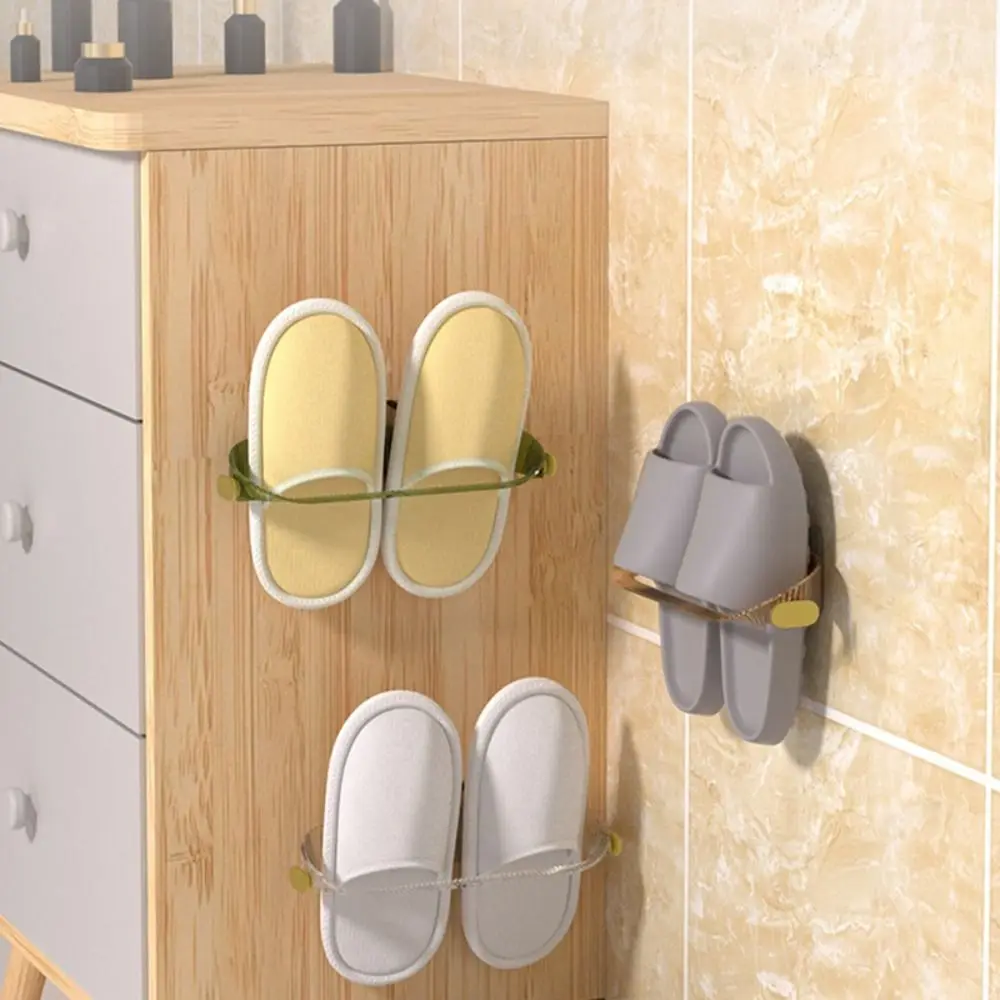 Multifunctional Plastic Slippers Storage Rack Non-Perforated Space Saving Slipper Shelf Wall-Mounted Shoe Storage Shelf for Home
Multifunctional Plastic Slippers Storage Rack Non-Perforated Space Saving Slipper Shelf Wall-Mounted Shoe Storage Shelf for Home