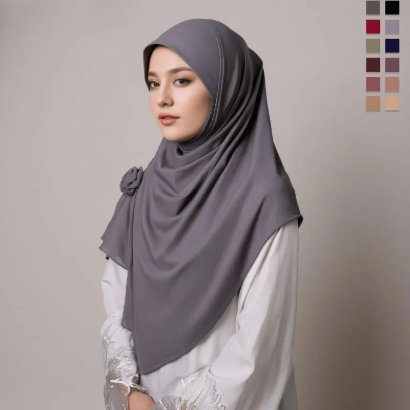 Premium Hijab Scarf Long Chiffon Cotton Floral Organza Shawl with Inner Set for Women Spring Summer Sunscreen Wrap
Premium Hijab Scarf Long Chiffon Cotton Floral Organza Shawl with Inner Set for Women Spring Summer Sunscreen Wrap
