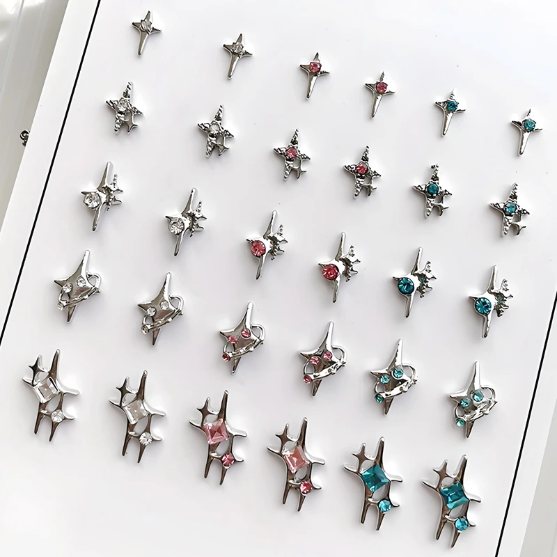 10PCS 3D Luxury Alloy Starlight Nail Art Charms Starshine Accessories Parts For Nails Decorations Manicure Supplies Material
10PCS 3D Luxury Alloy Starlight Nail Art Charms Starshine Accessories Parts For Nails Decorations Manicure Supplies Material