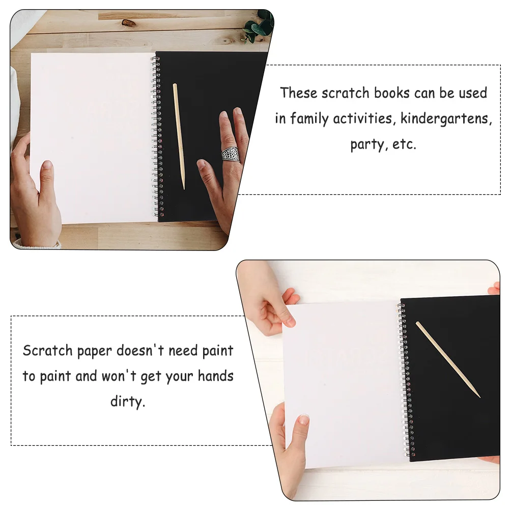 Scratch Book Personalized Graffiti Paper DIY Papers Funny Scratching Painting Sketching Books
Scratch Book Personalized Graffiti Paper DIY Papers Funny Scratching Painting Sketching Books