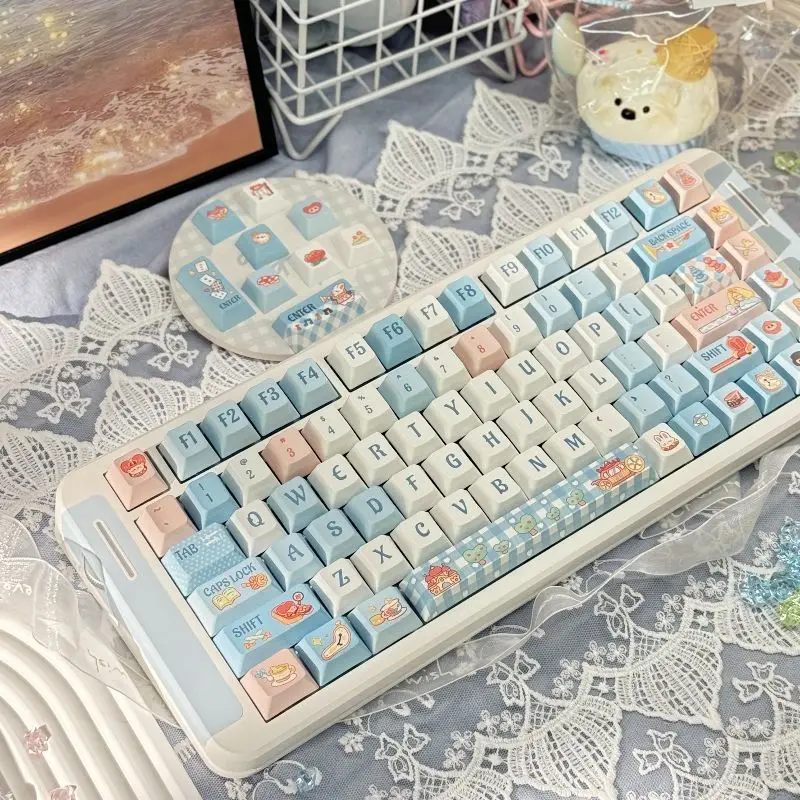 Original sleepwalking pbt sublimation keycap/blue powder series personalized keycap
Original sleepwalking pbt sublimation keycap/blue powder series personalized keycap