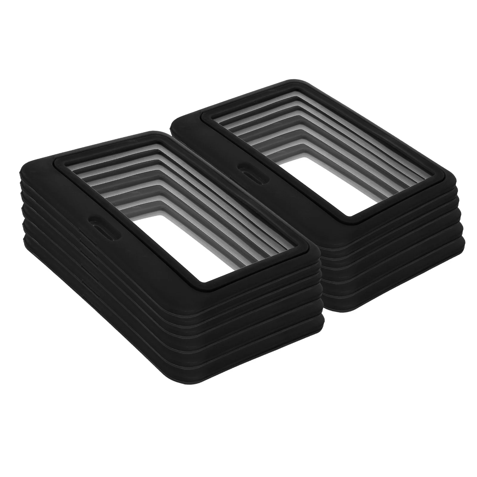 Plastic Double Sided Horizontal Badge Holder 12 Pcs Clear ID Card Sleeves Transparent Cover for Employee Student Access
Plastic Double Sided Horizontal Badge Holder 12 Pcs Clear ID Card Sleeves Transparent Cover for Employee Student Access