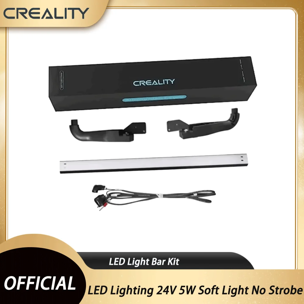 Creality Official Ender 3 V3 SE/KE LED Light Bar Kit 3D Printer LED Lighting 24V 5W Soft Light No Strobe for Ender-3 V3 SE / V3
Creality Official Ender 3 V3 SE/KE LED Light Bar Kit 3D Printer LED Lighting 24V 5W Soft Light No Strobe for Ender-3 V3 SE / V3