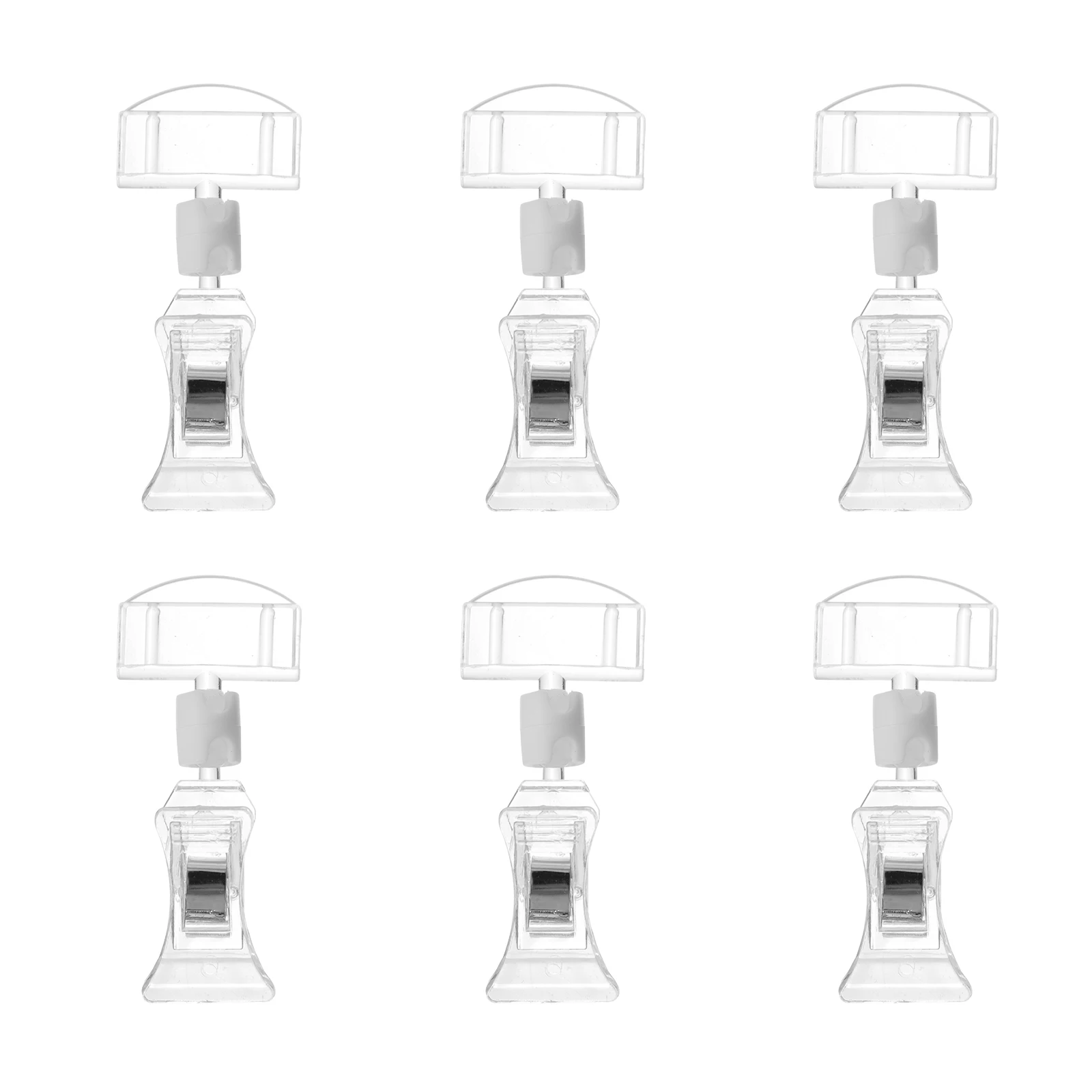 6 Pcs Sign Clips for Display Card Type Advertising Plastic Label Holder Sticker Holders Office
6 Pcs Sign Clips for Display Card Type Advertising Plastic Label Holder Sticker Holders Office