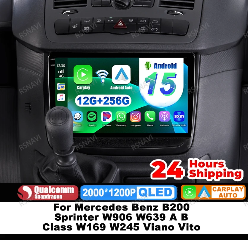 Car Radio Android 15 For Mercedes Benz B200 Sprinter W906 W639 A B Class W169 W245 Viano Vito DVD Stereo Autoradio Viedo Player
Car Radio Android 15 For Mercedes Benz B200 Sprinter W906 W639 A B Class W169 W245 Viano Vito DVD Stereo Autoradio Viedo Player