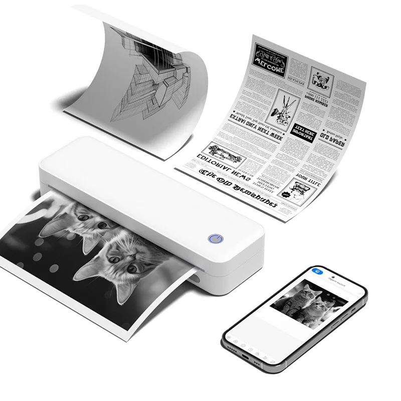 D82 Portable Wireless Bluetooth A4 Printer Inkless Office Document Homework Travel Notes Small Business Mobile Thermal Printer
D82 Portable Wireless Bluetooth A4 Printer Inkless Office Document Homework Travel Notes Small Business Mobile Thermal Printer