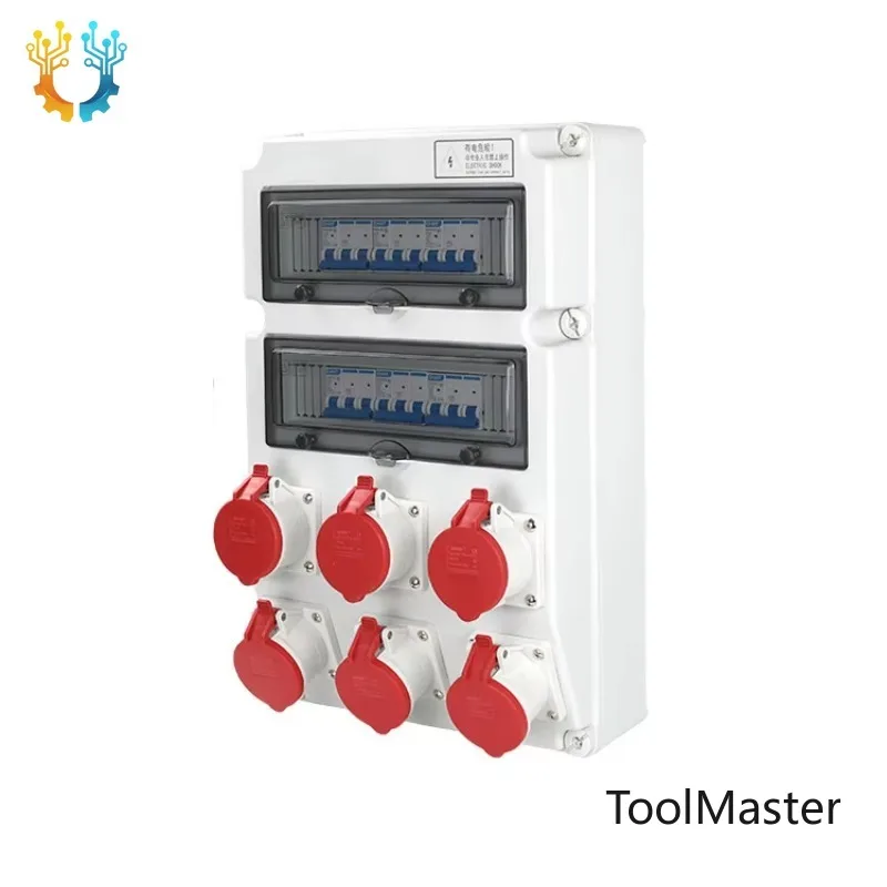 【2026】Waterproof IP44 Industrial Outdoor Portable Distribution Box With 6 Sockets 32A 400V Rated Current Plastic Material
【2026】Waterproof IP44 Industrial Outdoor Portable Distribution Box With 6 Sockets 32A 400V Rated Current Plastic Material
