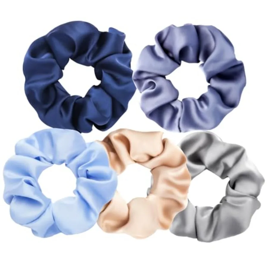 Limited-time offer 5Pcs Mulberry Silk Hair Ties, Silk Hair Scrunchies for Frizz and Breakage Prevention, No Damage, Elastic Pon
Limited-time offer 5Pcs Mulberry Silk Hair Ties, Silk Hair Scrunchies for Frizz and Breakage Prevention, No Damage, Elastic Pon