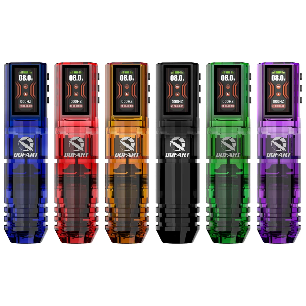 DQFART Beginner Wireless Tattoo Machine Poseidon 6Styles Plastic 12V 10000rpm TYPE-C Charging LED Professional Multifunctional
DQFART Beginner Wireless Tattoo Machine Poseidon 6Styles Plastic 12V 10000rpm TYPE-C Charging LED Professional Multifunctional